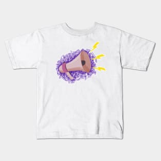 Voice of megaphone Kids T-Shirt